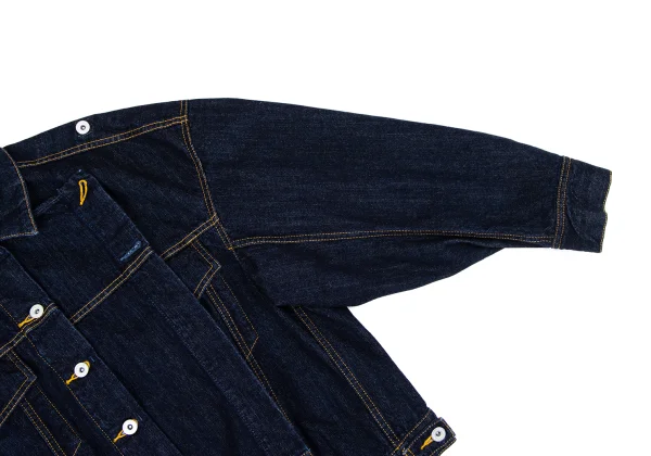 nagonstans Cotton Wrap Design Denim Jacket K-164967_008