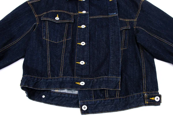 nagonstans Cotton Wrap Design Denim Jacket K-164967_010