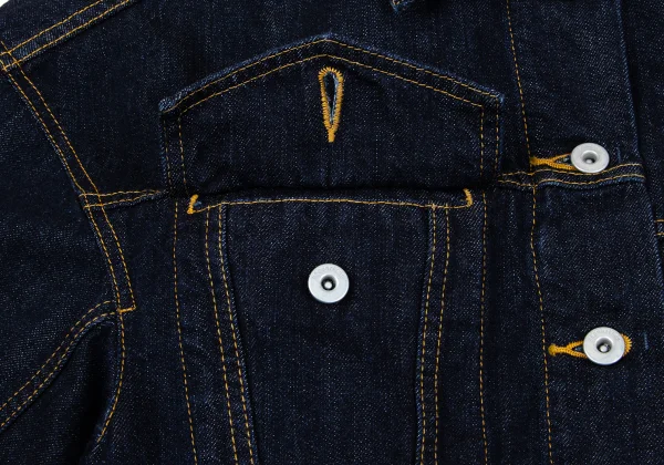 nagonstans Cotton Wrap Design Denim Jacket K-164967_011