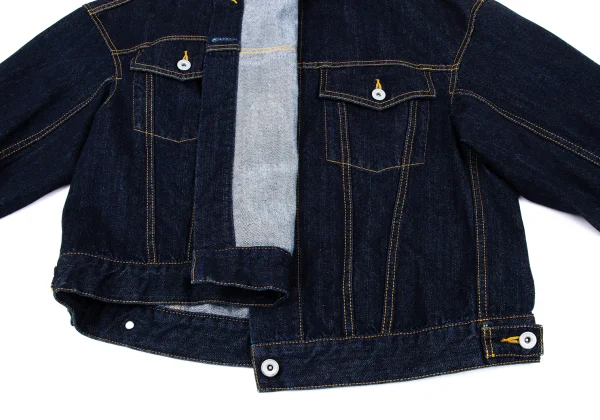 nagonstans Cotton Wrap Design Denim Jacket K-164967_013