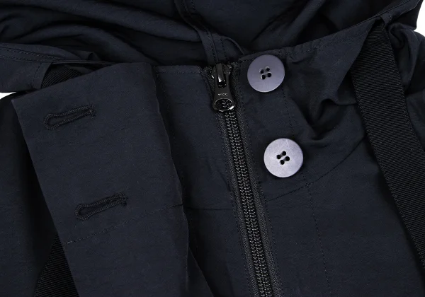 nagonstans Cotton Nylon Hooded Poncho K-164968_006