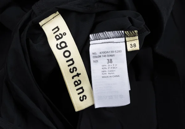 nagonstans Cotton Nylon Hooded Poncho K-164968_016