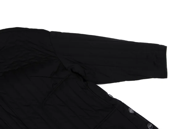 nagonstans Poly Stitch Stripe Padded Collarless Jacket K-164969_006