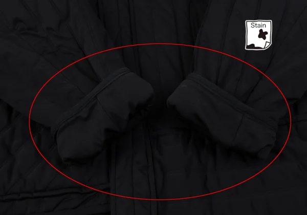 nagonstans Poly Stitch Stripe Padded Collarless Jacket K-164969_009