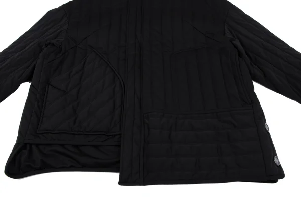 nagonstans Poly Stitch Stripe Padded Collarless Jacket K-164969_010