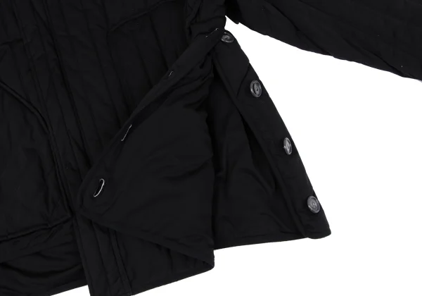 nagonstans Poly Stitch Stripe Padded Collarless Jacket K-164969_013