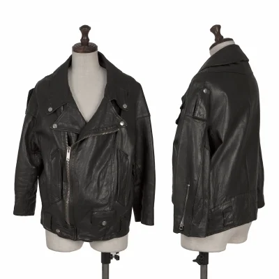 GOLDEN GOOSE Zigzag Lined Motorcycle Jacket