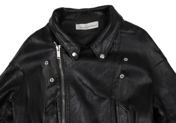 GOLDEN GOOSE Zigzag Lined Motorcycle Jacket K-164970_006