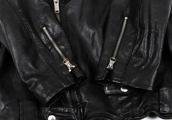 GOLDEN GOOSE Zigzag Lined Motorcycle Jacket K-164970_009