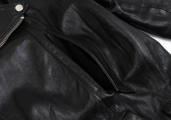 GOLDEN GOOSE Zigzag Lined Motorcycle Jacket K-164970_011