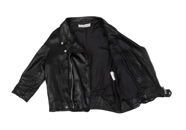 GOLDEN GOOSE Zigzag Lined Motorcycle Jacket K-164970_013