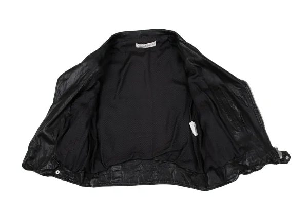 GOLDEN GOOSE Zigzag Lined Motorcycle Jacket K-164970_014