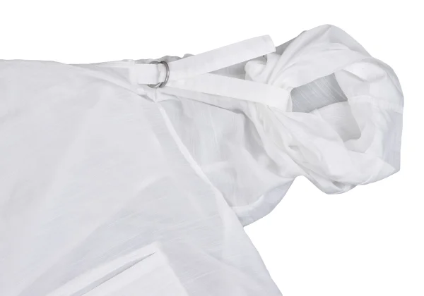 HELMUT LANG Cotton Silk See-through Blouse K-164973_007