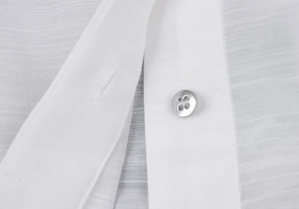 HELMUT LANG Cotton Silk See-through Blouse K-164973_011