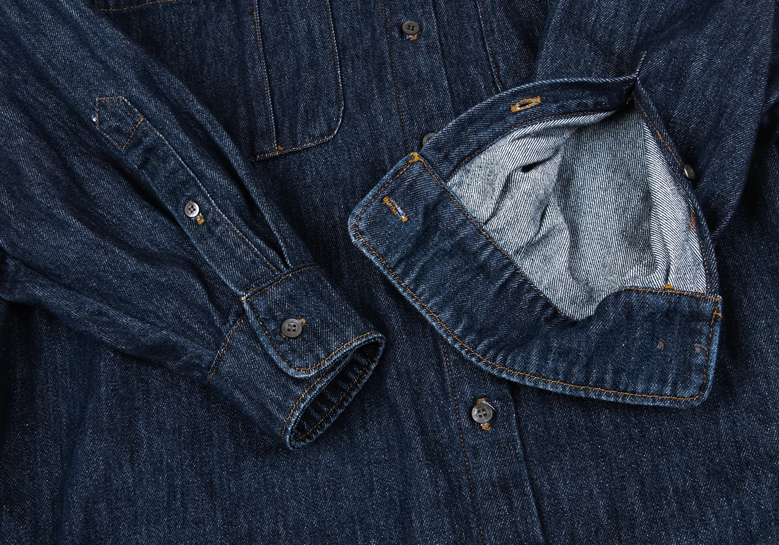 ドリスヴァンノッテンDRIES VAN NOTEN コットンデニムシャツ