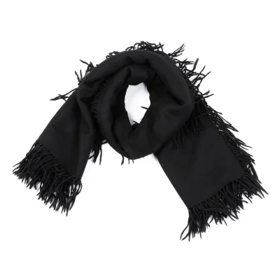 AGNONA Silk Blended Cashmere Fringe Stole