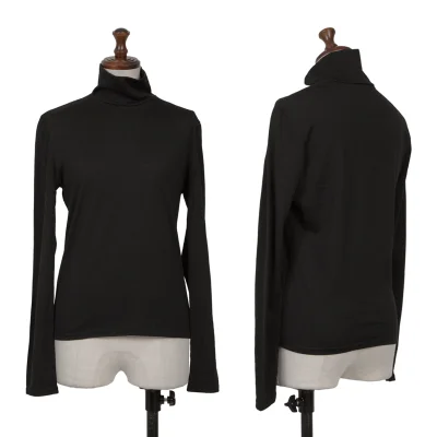Yohji Yamamoto NOIR Turtle Neck Wool T Shirt