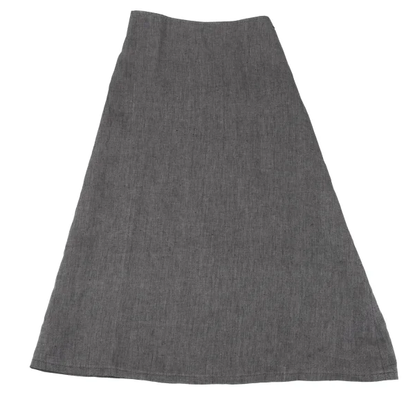 Yohji Yamamoto NOIR Linen Waist Wrap Skirt K-164980_002