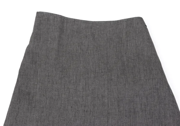 Yohji Yamamoto NOIR Linen Waist Wrap Skirt K-164980_003