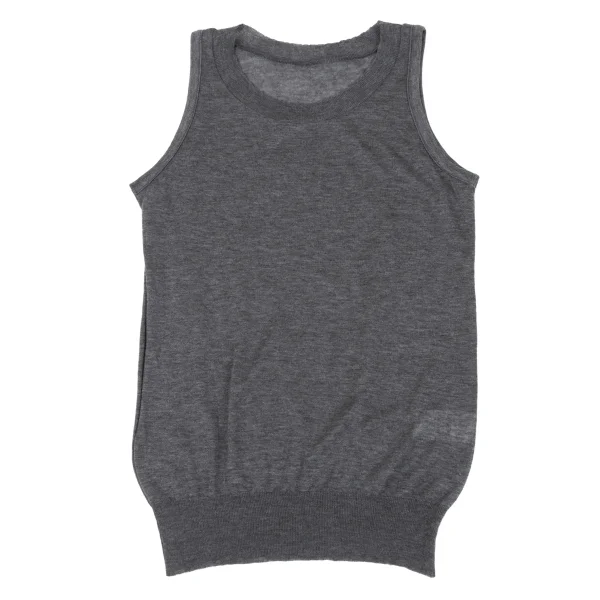 Unbranded Wool Blend Side Slit Tank Top K-164982_002