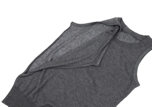 Unbranded Wool Blend Side Slit Tank Top K-164982_008