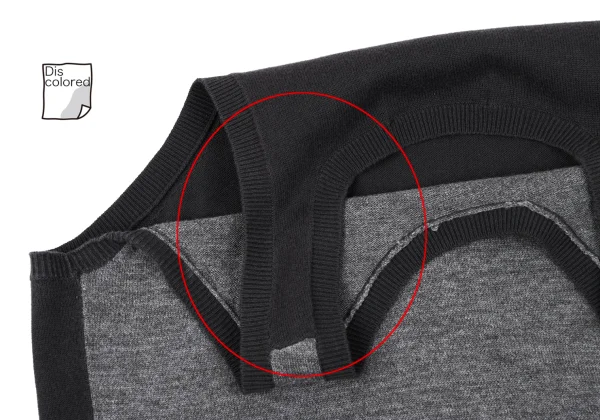 Y's Cotton Wool Switching Design Tank Top K-164983_009