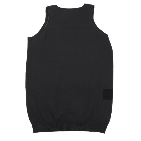 Y's Cotton Wool Switching Design Tank Top K-164983_012