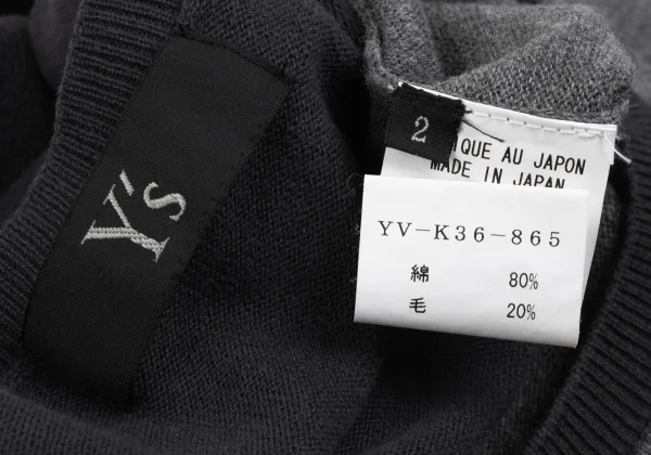 Y's Cotton Wool Switching Design Tank Top K-164983_016