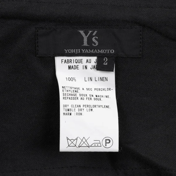 Y's Linen Front Pocket Skirt K-164986_010