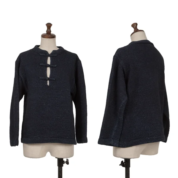 45rpm 45R インディゴ染めスキッパーニットセーター インディゴ2