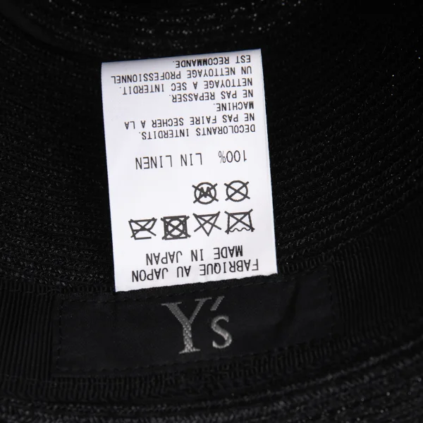 Y's Linen Ribbon Hat K-164997_009