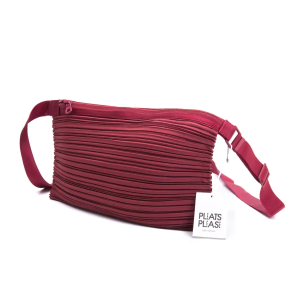 PLEATS PLEASE Shoulder Bag Bordeaux  K-165004_001