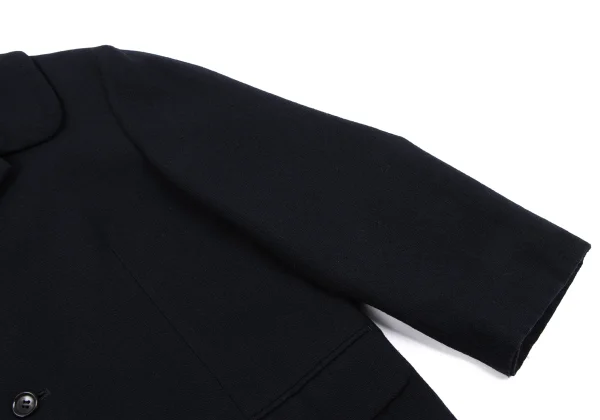 tricot COMME des GARCONS Wool Nylon Round Collar Jacket K-165008_006