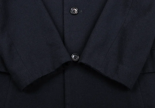 tricot COMME des GARCONS Wool Nylon Round Collar Jacket K-165008_007