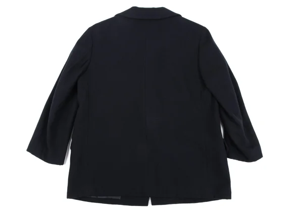 tricot COMME des GARCONS Wool Nylon Round Collar Jacket K-165008_013