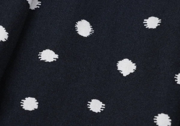 COMME des GARCONS Cotton Dot Print Box Tuck Skirt K-165011_011