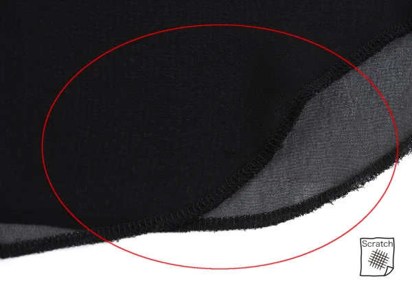 COMME des GARCONS Poly Round Collar See-through Shirt K-165012_012