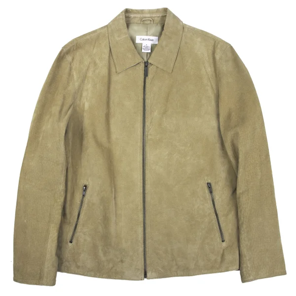 Calvin Klein Leather Jacket Beige M K-165015_001