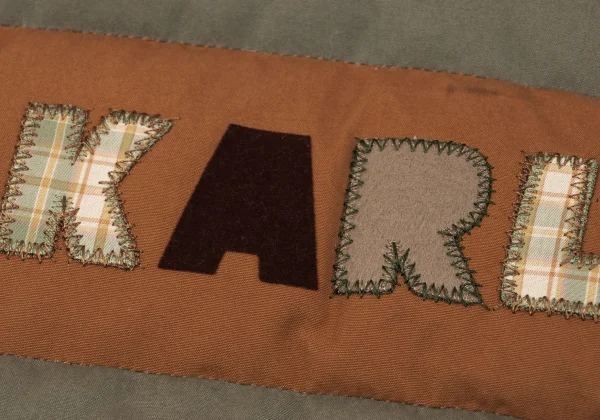 Karl Helmut Cotton Logo Patch Design Striped Down Vest K-165017_007