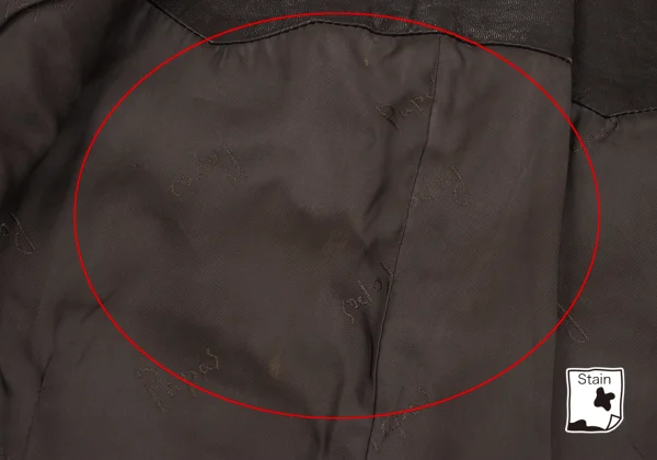 Papas Wood Button Design Leather Vest K-165018_013