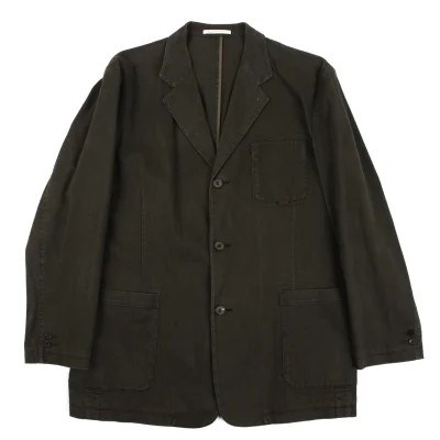 Papas Pigment Dyed Cotton Patch Pocket Design Jacket