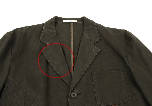 Papas Pigment Dyed Cotton Patch Pocket Design Jacket K-165020_002