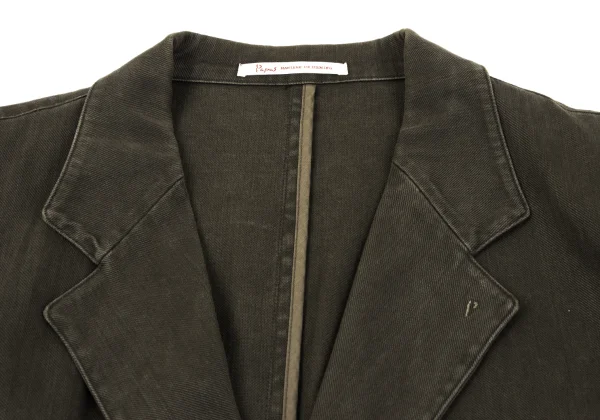 Papas Pigment Dyed Cotton Patch Pocket Design Jacket K-165020_004