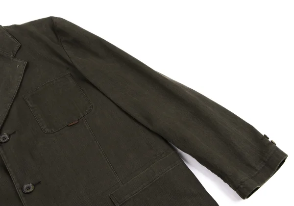 Papas Pigment Dyed Cotton Patch Pocket Design Jacket K-165020_008