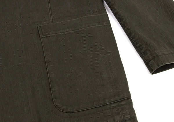 Papas Pigment Dyed Cotton Patch Pocket Design Jacket K-165020_014