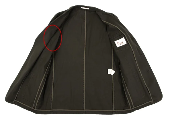 Papas Pigment Dyed Cotton Patch Pocket Design Jacket K-165020_015