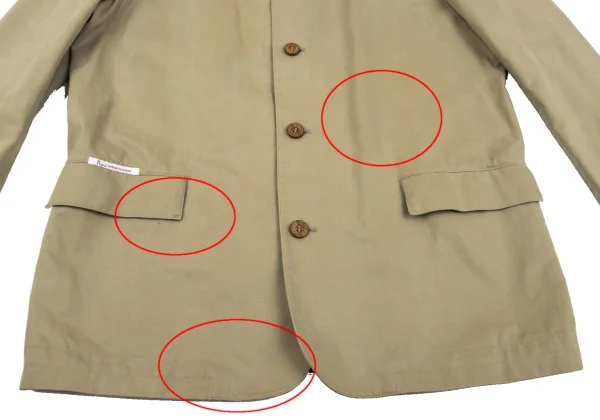 Papas Cotton Check Lining Logo Embroidered Jacket K-165021_010