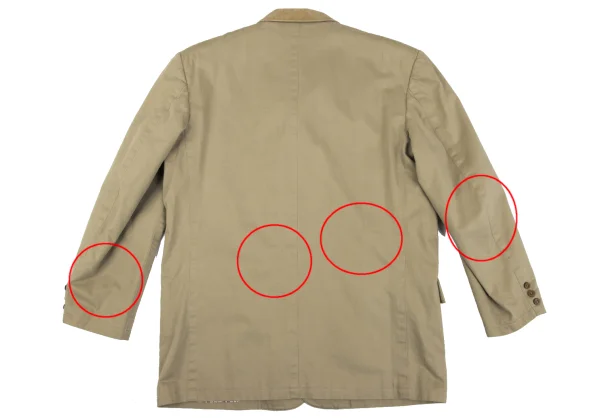 Papas Cotton Check Lining Logo Embroidered Jacket K-165021_017