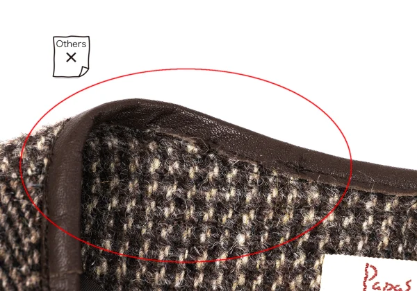 Papas Harris Tweed Crazy Pattern Switching Jacket K-165022_004