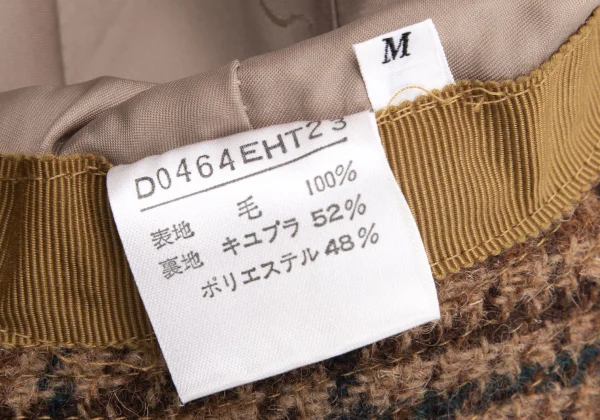 Papas Checker Tweed Hat K-165025_010